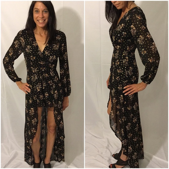 Large Only Floral Maxi Romper - Picture 2 of 3